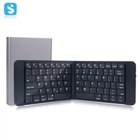 Slim portable wireless keyboard with lithium battery